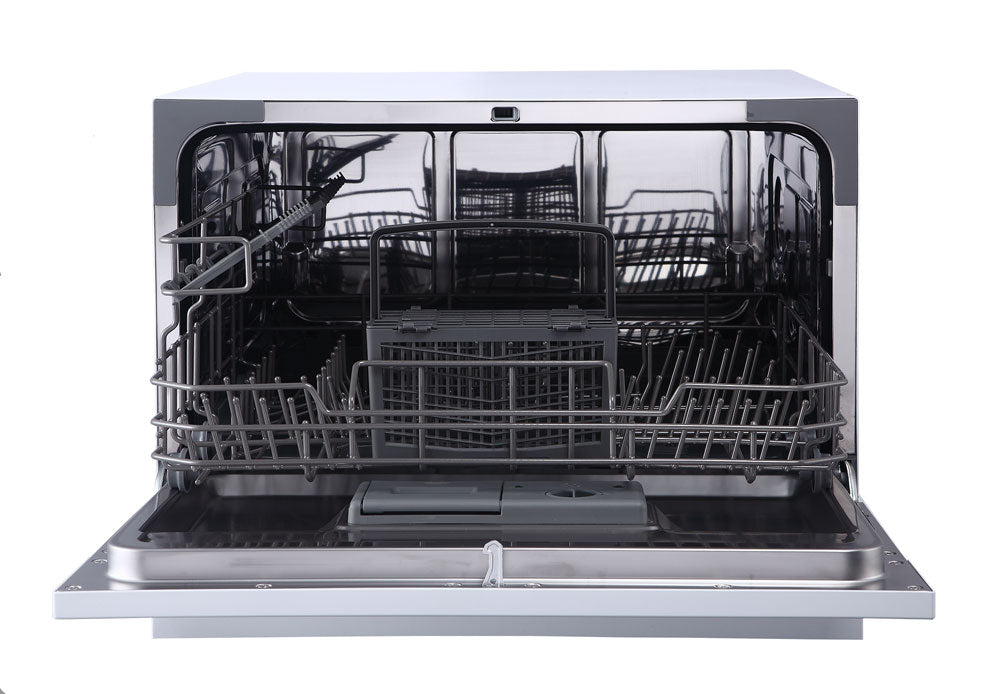 SPT - SD-2225DW: Energy Star Countertop Dishwasher with Delay Start & LED – White