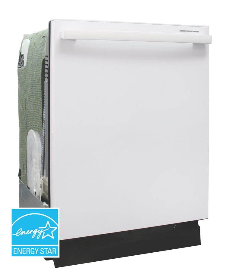 SPT - SD-6502W: Energy Star 24″ Built-In Stainless Steel Tall Tub Dishwasher w/ Smart Wash System & Heated Drying – White
