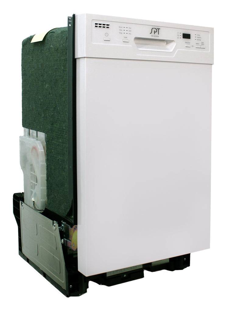 SPT - SD-9254W: Energy Star 18″ Built-In Dishwasher w/ Heated Drying – White