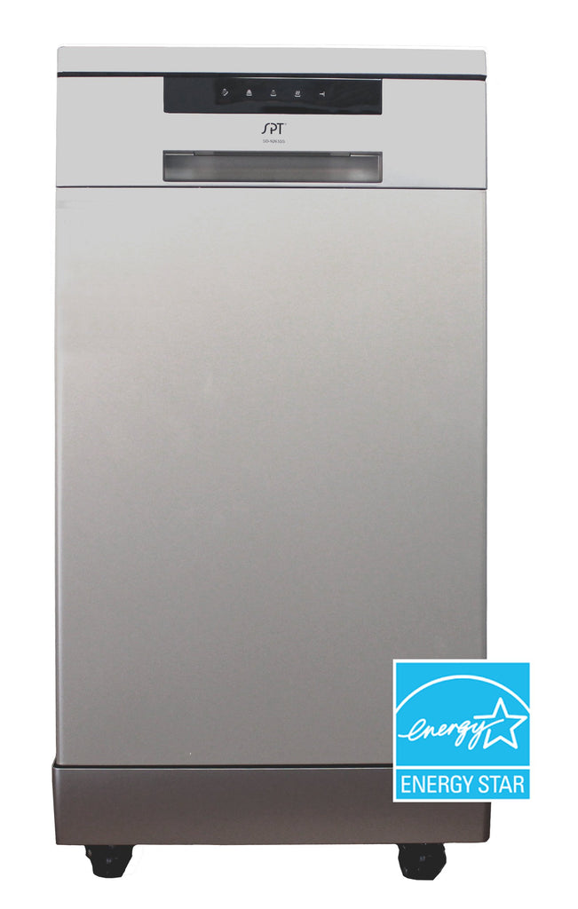 SPT - SD-9263SS: 18″ Energy Star Portable Dishwasher – Stainless Steel