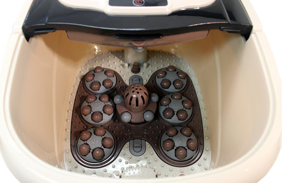 Sunpentown - SPA-3549 – Foot Spa Bath Massager w/ Motorized rollers