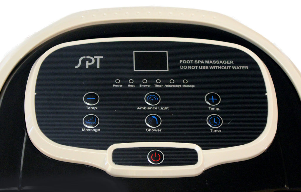 Sunpentown - SPA-3549 – Foot Spa Bath Massager w/ Motorized rollers