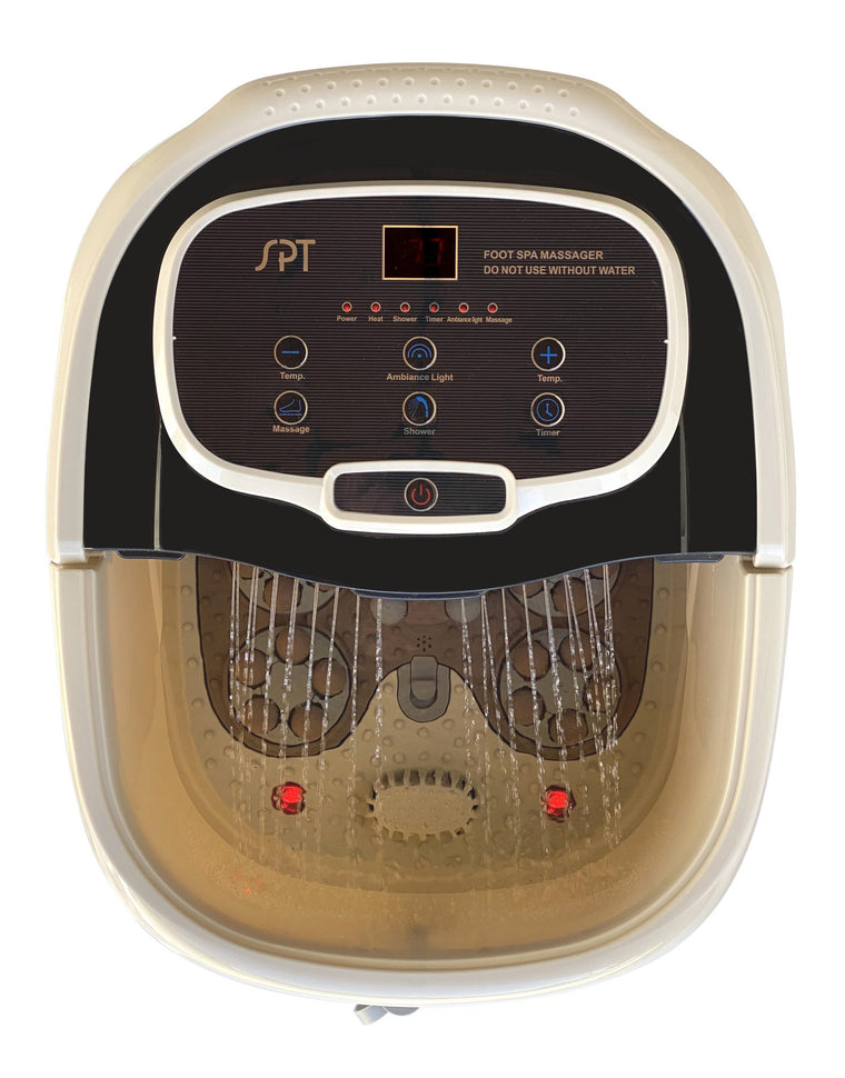 Sunpentown - SPA-3549 – Foot Spa Bath Massager w/ Motorized rollers