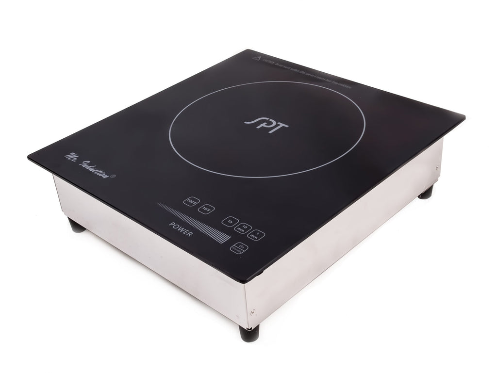 Sunpentown - SR-657RT: Commerical 220V 2600W Built-in Induction Cooker, Black/Silver