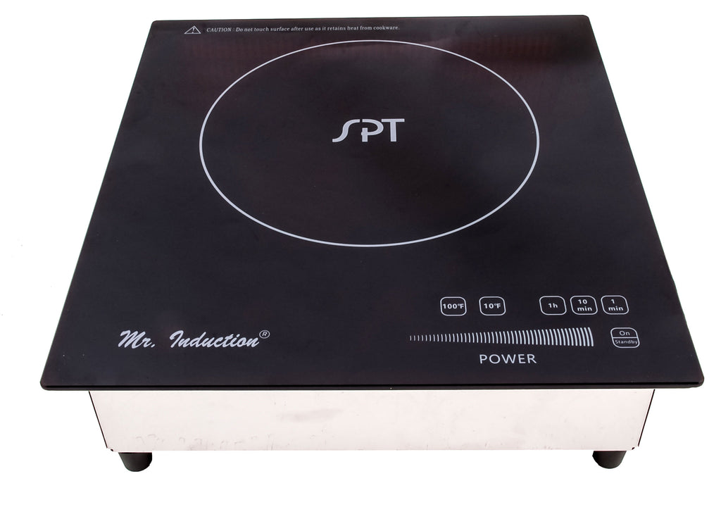 Sunpentown - SR-657RT: Commerical 220V 2600W Built-in Induction Cooker, Black/Silver