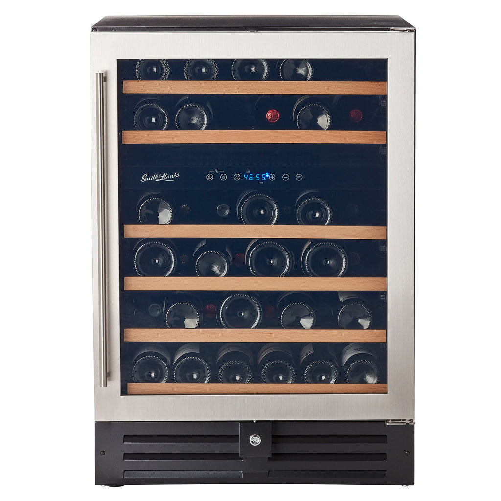 Smith & Hanks 46 Bottle Premium Dual Zone Under Counter Wine Cooler - RW145DRE
