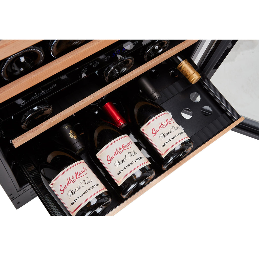 Smith & Hanks 46 Bottle Premium Dual Zone Under Counter Wine Cooler - RW145DRE