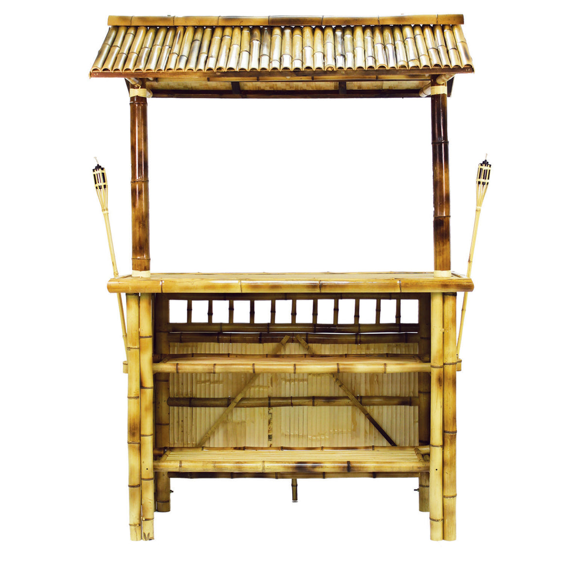 RAM Game Room 60" Bamboo Tiki Bar - TBAR60
