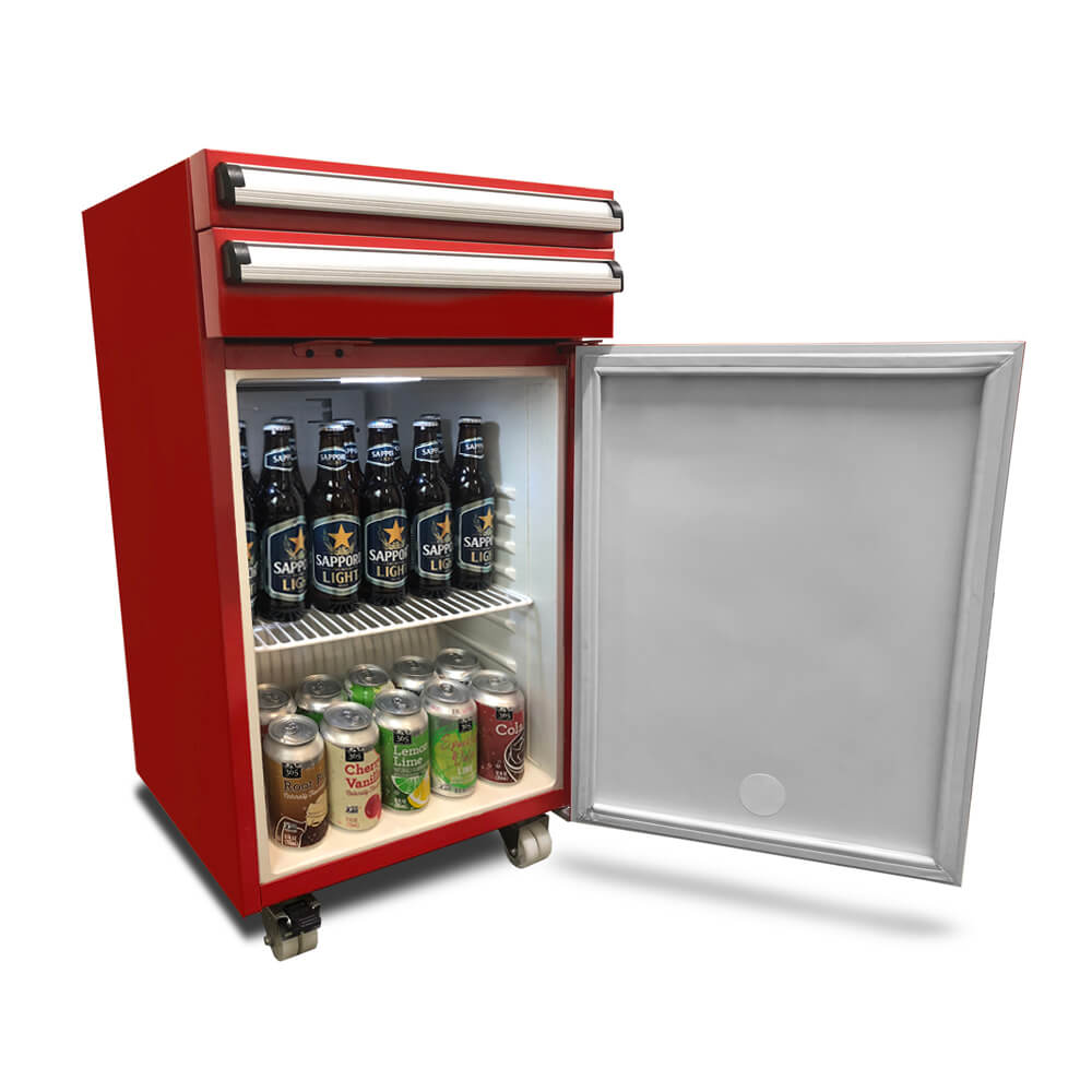 Whynter Portable 1.8 cu.ft. Tool Box Refrigerator with 2 Drawers and Lock - TBR-185SR - Wine Cooler City