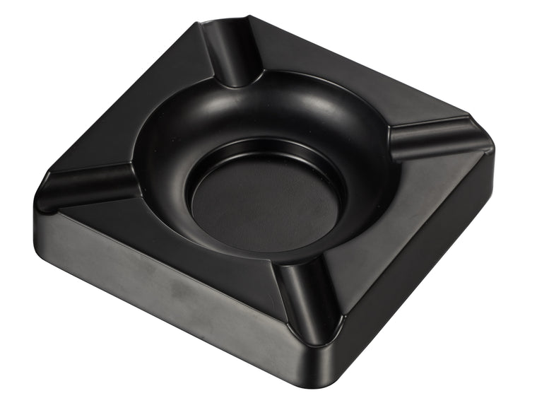 Visol Heavyweight Black Matte Metal Cigar Ashtray - Wine Cooler City