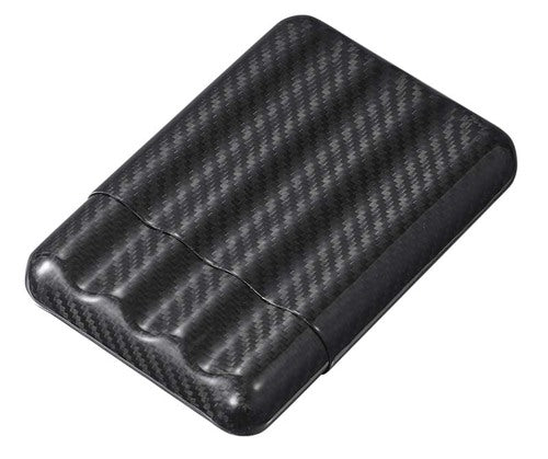 VISOL NIGHT II CARBON FIBER CIGAR CASE - 4 FINGER - VCASE486