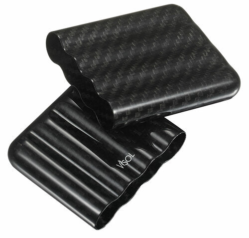 VISOL LANDON CARBON FIBER MINI CIGAR CASE - VCASE785