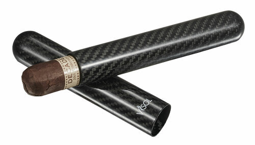 VISOL NIGHT II CARBON FIBER SINGLE CIGAR TUBE - VCASE793