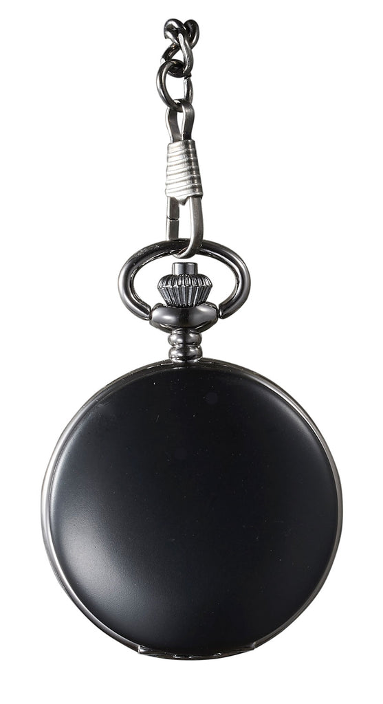 Visol Quincy Black Matte Mechanical Pocket Watch - Wine Cooler City