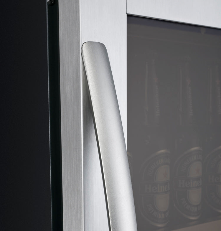 Allavino 24" Wide FlexCount II Tru-Vino Stainless Steel Left Hinge Beverage Center - VSBC24-SL20 - Wine Cooler City