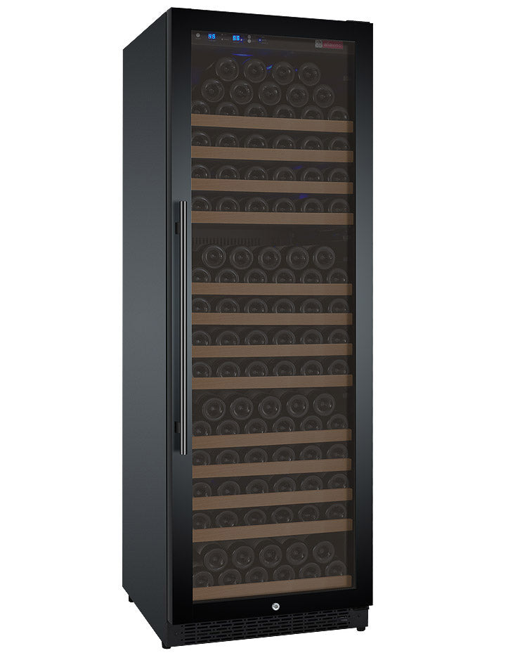 Allavino 24" Wide FlexCount II Tru-Vino 177 Bottle Single Zone Black Right Hinge Wine Refrigerator - VSWR177-1BR20