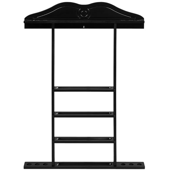RAM Game Room Wall Cue Rack - Black - WR1 BLK