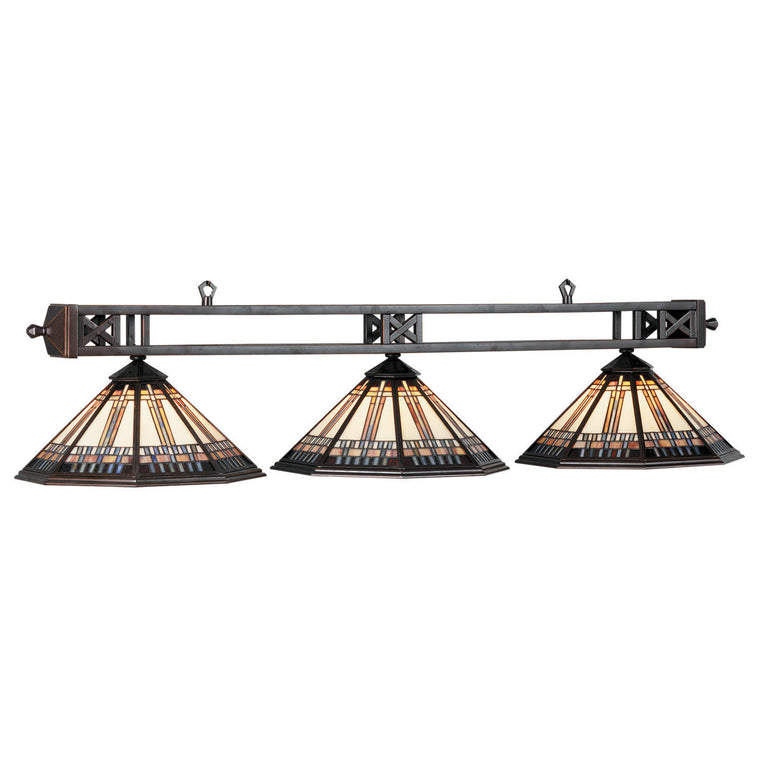 RAM Game Room 54" Winslow 3 LT Billiard Lamp - WSL-B54