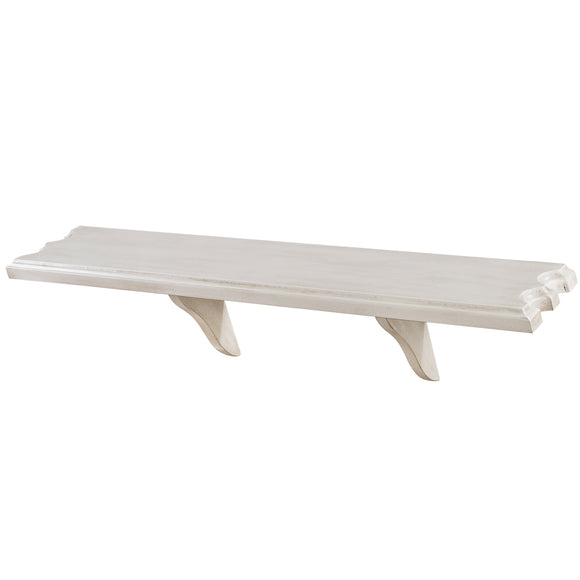 RAM Game Room Wall Shelf - Antique White - WSLF AW