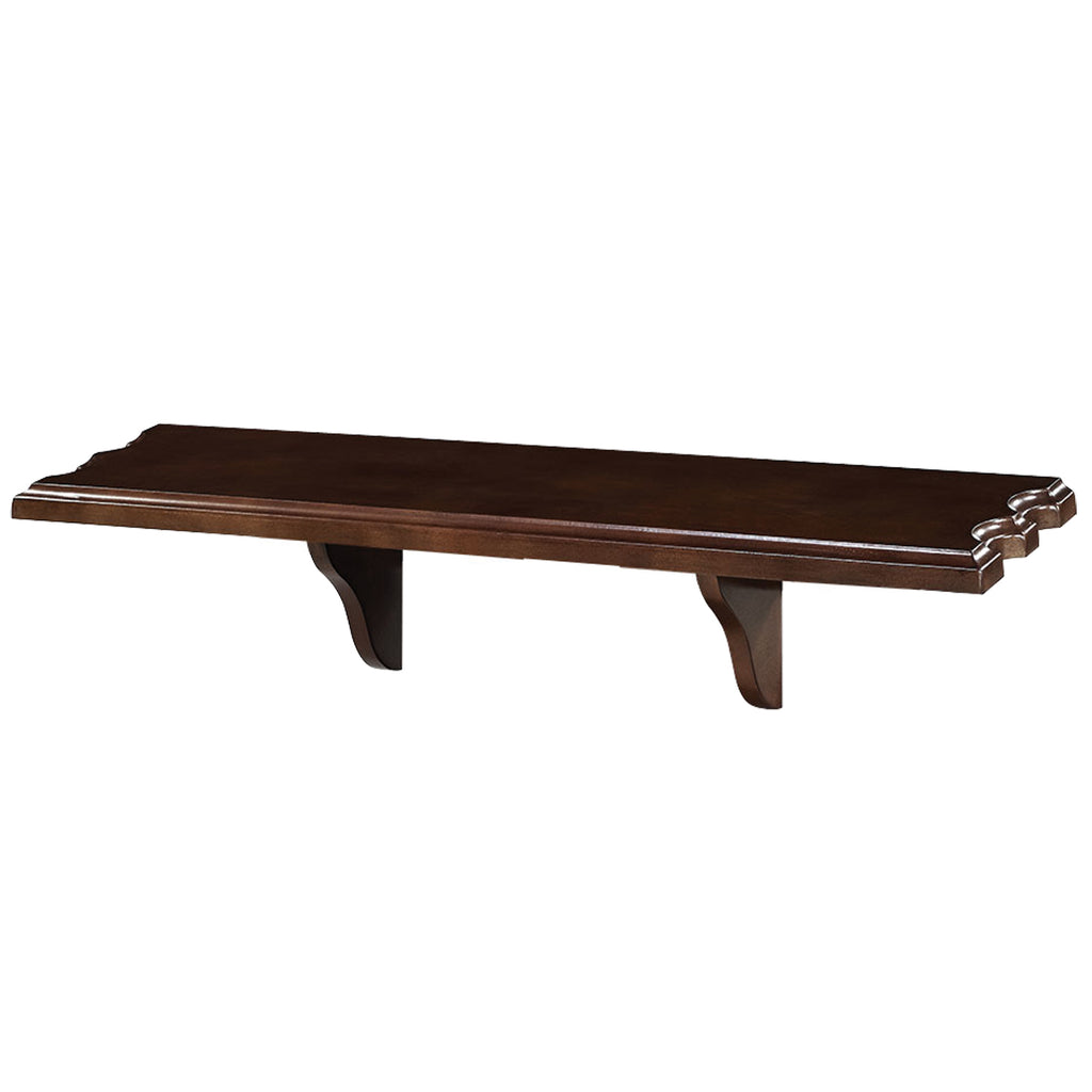 RAM Game Room Wall Shelf-Chestnut - WSLF CN