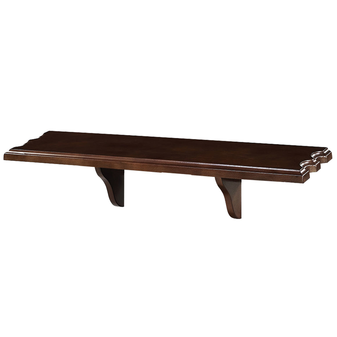 RAM Game Room Wall Shelf-Chestnut - WSLF CN