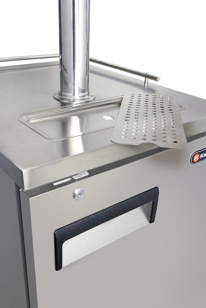 Kegco 24" Wide Triple Tap All Stainless Steel Commercial Kegerator - XCK-1S-3