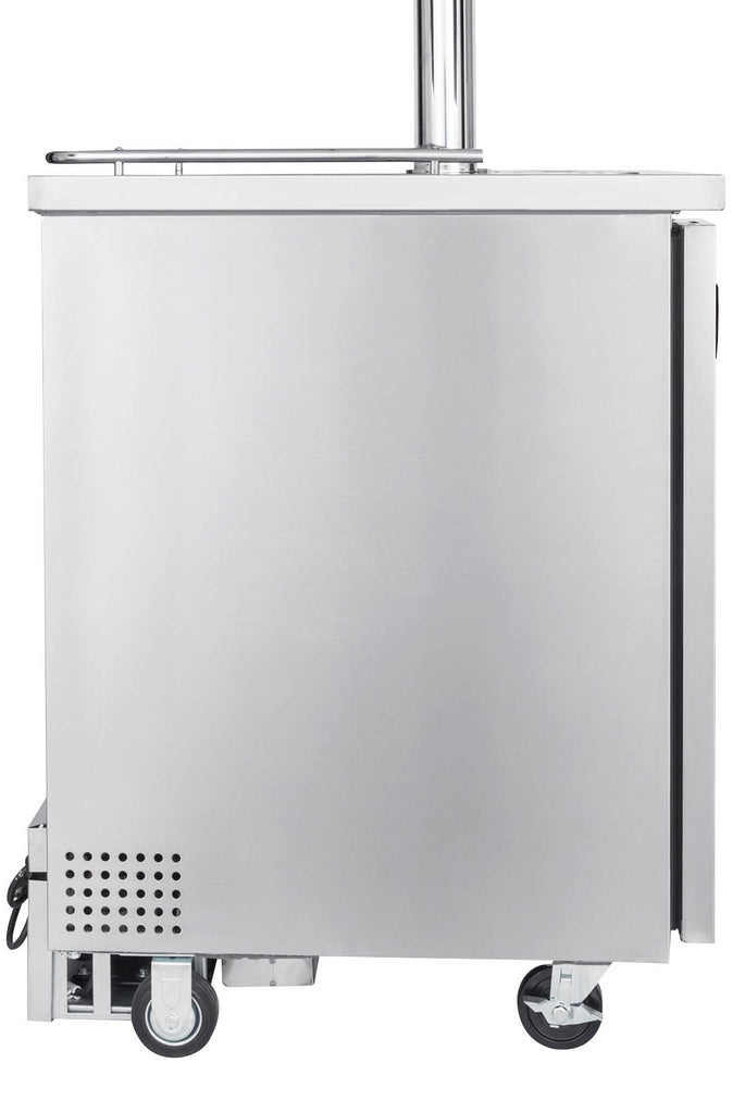 Kegco 24" Wide Triple Tap All Stainless Steel Commercial Kegerator - XCK-1S-3
