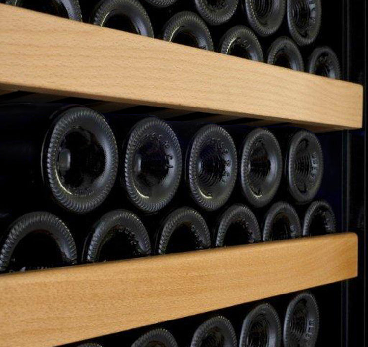 Allavino 24" Wide Vite II 99 Bottle Single Zone Black Right Hinge Wine Refrigerator YHWR115-1BR20