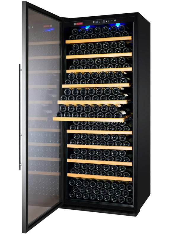 Allavino 32" Wide Vite II Tru-Vino 277 Bottle Single Zone Stainless Steel Left Hinge Wine Refrigerator - YHWR305-1SL20