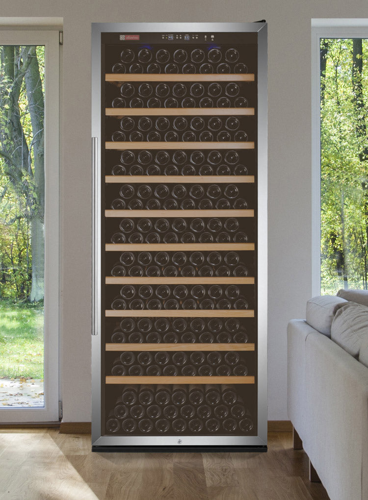 Allavino 32" Wide Vite II Tru-Vino 277 Bottle Single Zone Stainless Steel Right Hinge Wine Refrigerator - YHWR305-1SR20