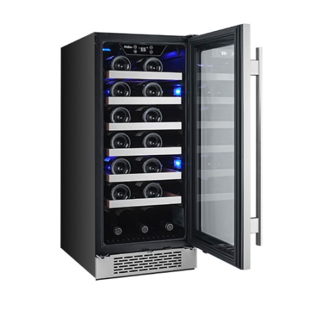Avallon 27 Bottle 15" Built-In Single Zone Wine Cooler - AWC151SZRH - Wine Cooler City