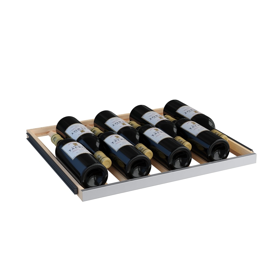Avallon 24 Inch Wide 45 Bottle Capacity Dual Zone Wine Cooler with Left Swing Door - AWC242DZLH