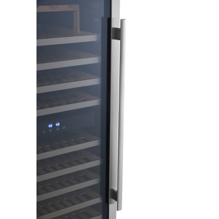 Avallon 24 Inch Wide 141 Bottle Capacity Built-In or Free Standing Dual Zone Wine Cooler with Interior Lighting - AWC242TDZLH - Wine Cooler City