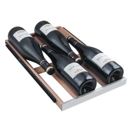 Avallon 15 Inch Wide 23 Bottle Capacity Dual Zone Wine Cooler with Left Swing Door - AWC151DBLSS