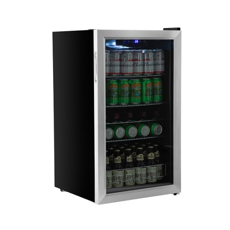 EdgeStar 19 Inch Wide 105 Can Capacity Extreme Cool Beverage Center - BWC121SS - Wine Cooler City