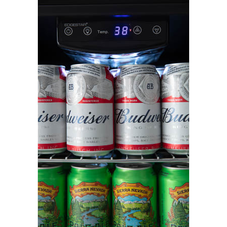 EdgeStar 19 Inch Wide 105 Can Capacity Extreme Cool Beverage Center - BWC121SS - Wine Cooler City