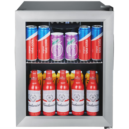 EdgeStar 18 Inch Wide 52 Can Capacity Extreme Cool Beverage Center - BWC71SS - Wine Cooler City