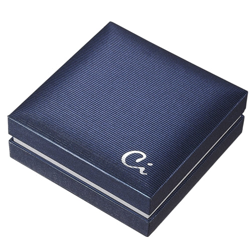 Caseti Om Silver Carbon Fiber Cuff Links - Wine Cooler City