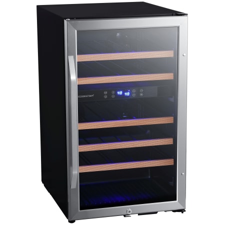 EdgeStar 19 Inch Wide 38 Bottle Capacity Free Standing Wine Cooler with Dual Zones, LED Lighting and Reversible Door - CWF380DZ - Wine Cooler City