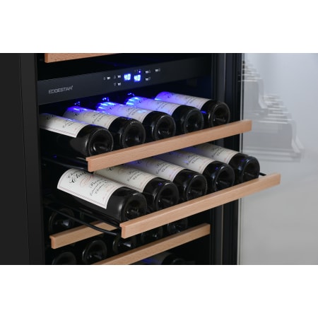 EdgeStar 48 Inch Wide 202 Bottle Capacity Built-In or Free Standing Wine Cooler - CWR1102DZDUAL