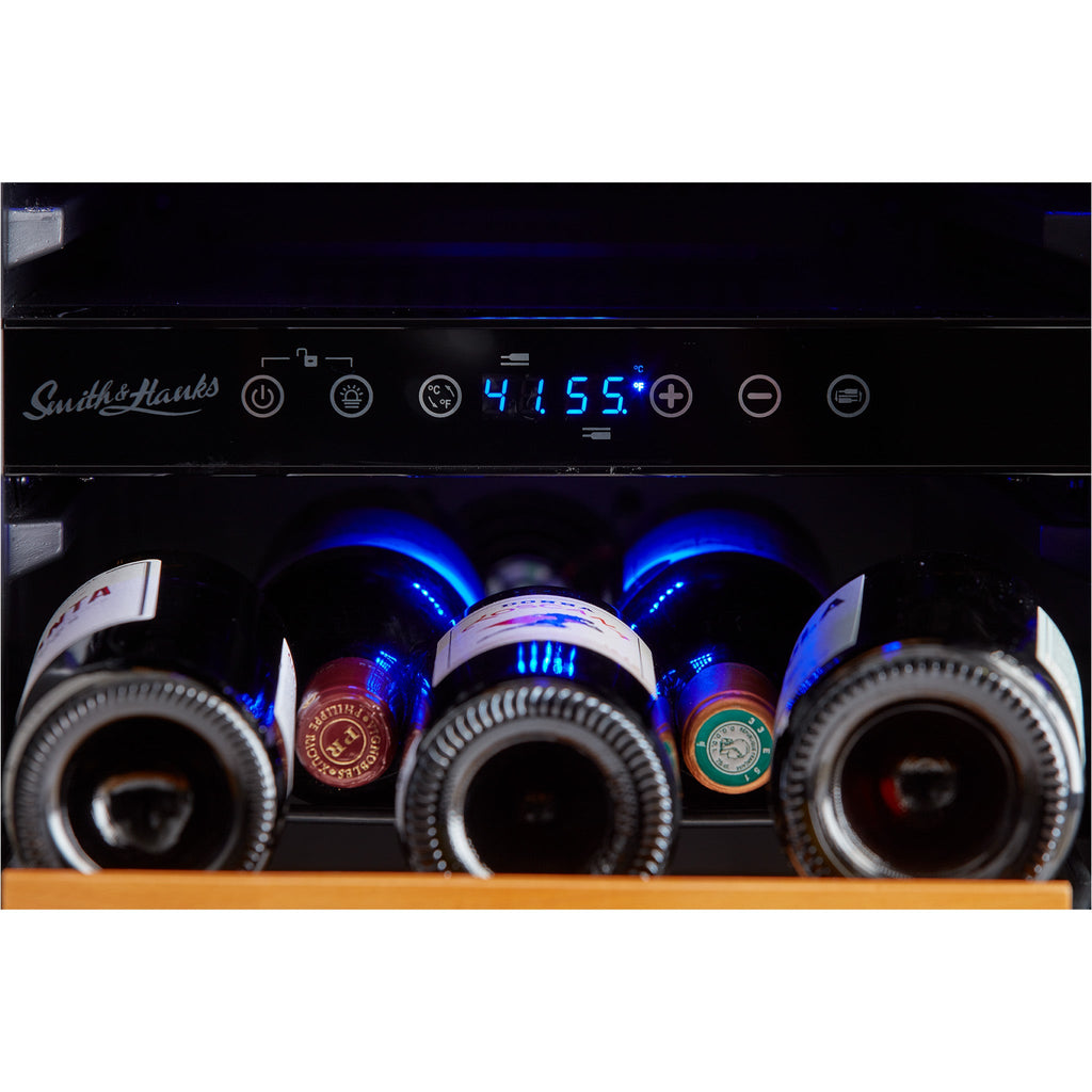 Smith & Hanks 32 Bottle Premium Dual Zone Under Counter Wine Cooler - RW88DRE