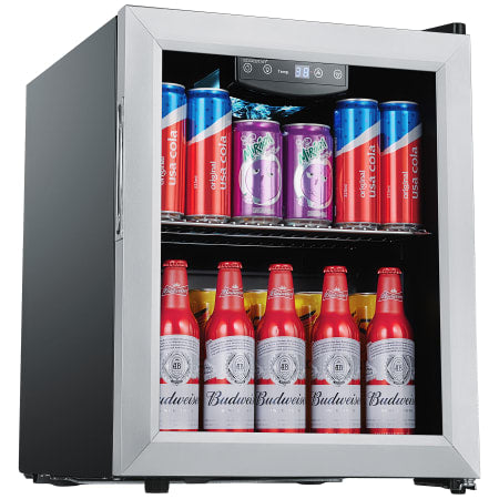 EdgeStar 18 Inch Wide 52 Can Capacity Extreme Cool Beverage Center - BWC71SS - Wine Cooler City