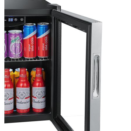 EdgeStar 18 Inch Wide 52 Can Capacity Extreme Cool Beverage Center - BWC71SS - Wine Cooler City