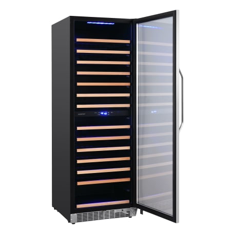 EdgeStar 24 Inch Wide 141 Bottle Capacity Built-In or Free Standing Dual Zone Wine Cooler with Interior Lighting - CWR1552DZ - Wine Cooler City
