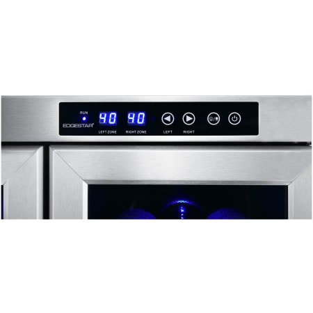 EdgeStar 24 Inch Wide 36 Bottle Built-In Wine Cooler with Dual Cooling Zones and French Doors - CWR362FD - Wine Cooler City