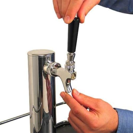 EdgeStar 20 Inch Wide Kegerator and Keg Beer Cooler for Full Size Kegs with Cleaning Kit - KC2000CLEAN - Wine Cooler City