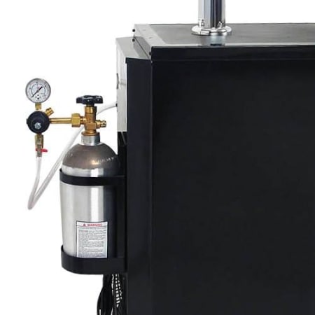 EdgeStar 20 Inch Wide Dual Tap Kegerator with Kegs with Home Brew Taps and Ultra Low Temp - KC2000SSTWINHBKG