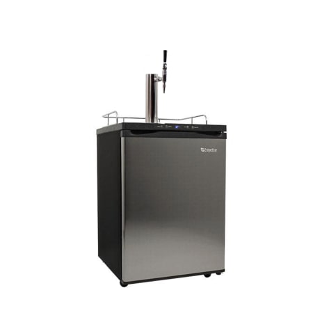 EdgeStar 24 Inch Wide Free Standing Single Tap Nitro Kegerator with Deep Chill and U-Coupler - KC3000SSSTOUT