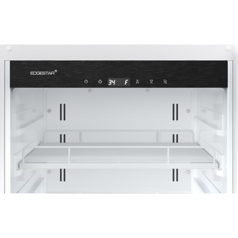 EdgeStar 22 Inch Wide 10.1 Cu. Ft. Commercial Beverage Merchandiser With Temperature Alarm and Reversible Door - VBM101SS