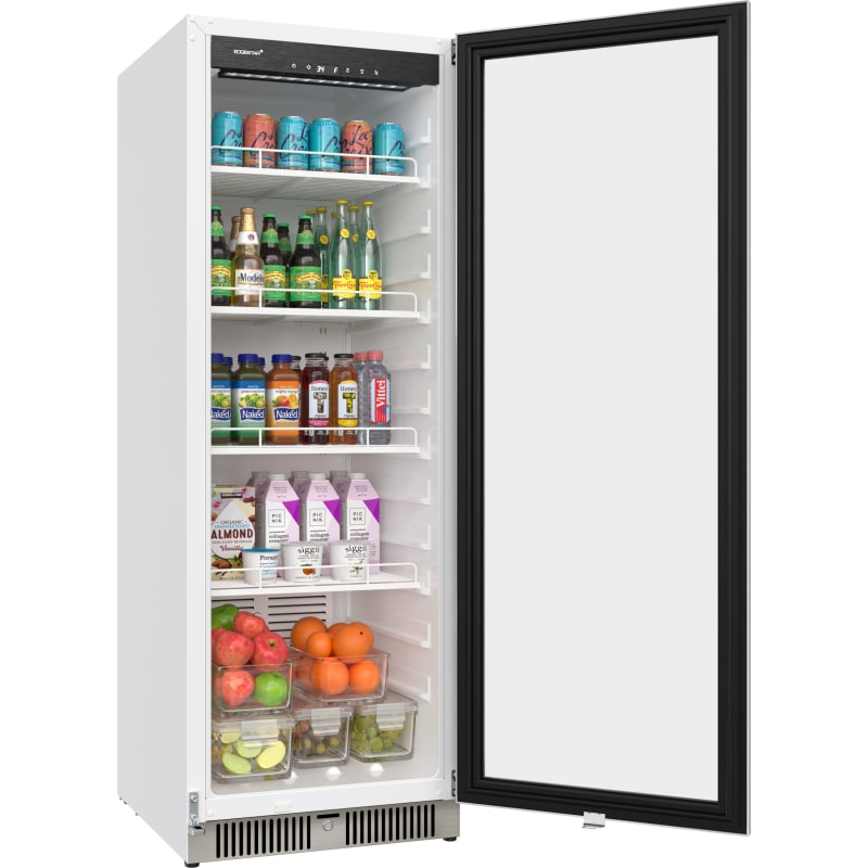 EdgeStar 22 Inch Wide 10.1 Cu. Ft. Commercial Beverage Merchandiser With Temperature Alarm and Reversible Door - VBM101SS